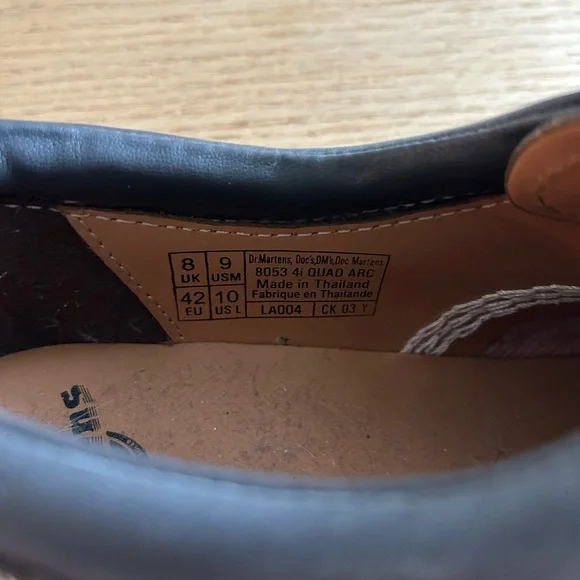 Dr. Martens Quad 8053 Dark Brown Leather Platforms - Picture 5 of 6